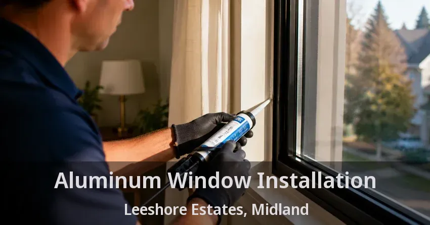 Aluminum Window Installation Leeshore Estates, Midland - ON