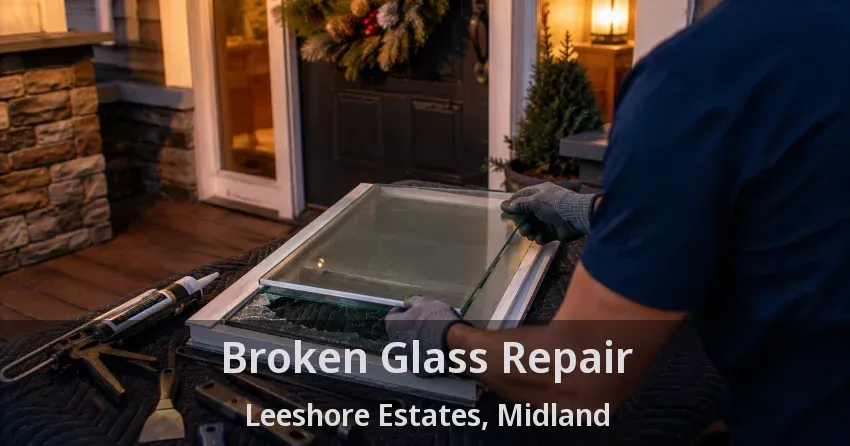 Broken Glass Repair Leeshore Estates, Midland - ON