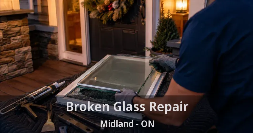 Broken Glass Repair Midland - ON