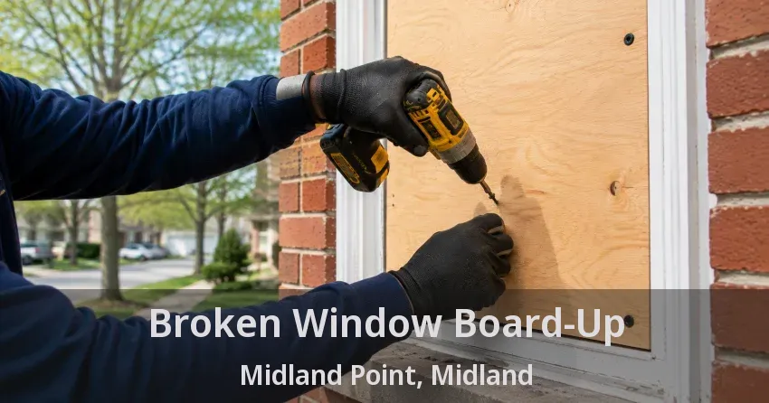 Broken Window Board-Up Midland Point, Midland - ON