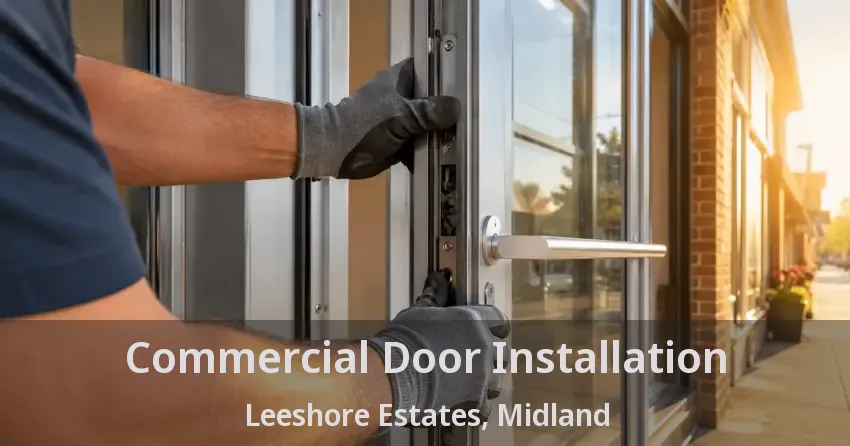 Commercial Door Installation Leeshore Estates, Midland - ON