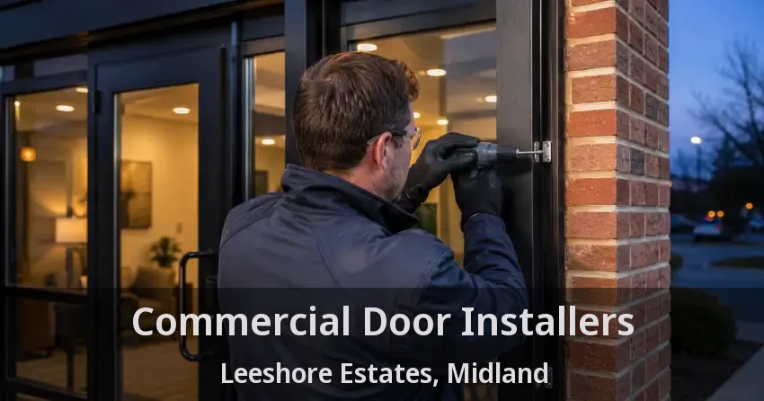 Commercial Door Installers Leeshore Estates, Midland - ON