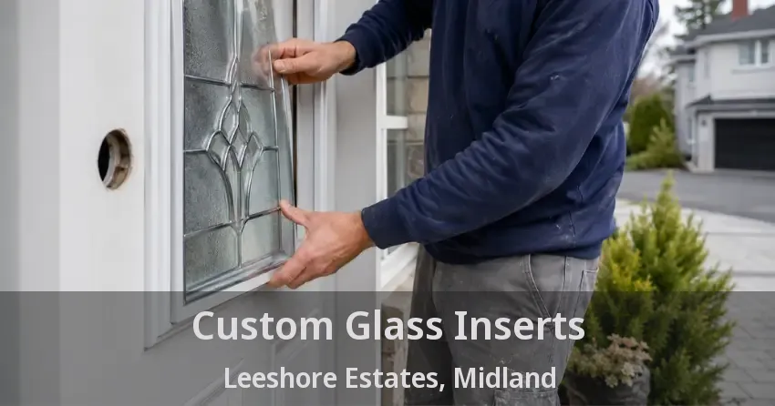Custom Glass Inserts Leeshore Estates, Midland - ON