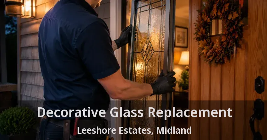 Decorative Glass Replacement Leeshore Estates, Midland - ON