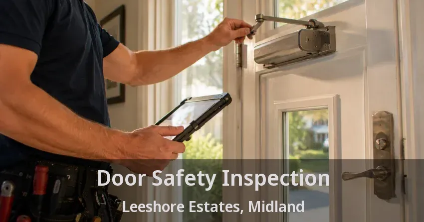 Door Safety Inspection Leeshore Estates, Midland - ON