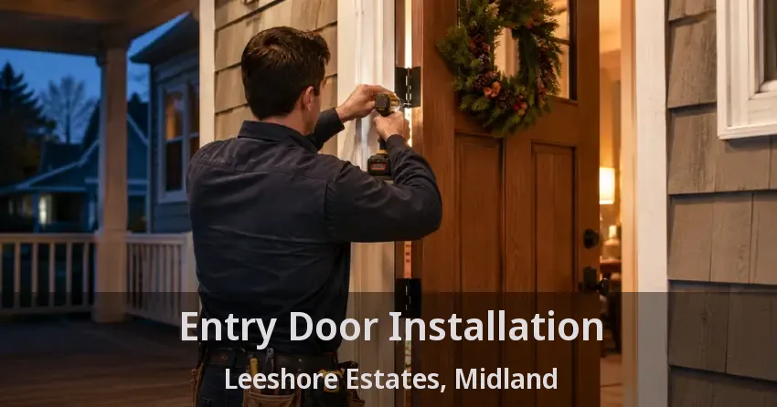 Entry Door Installation Leeshore Estates, Midland - ON