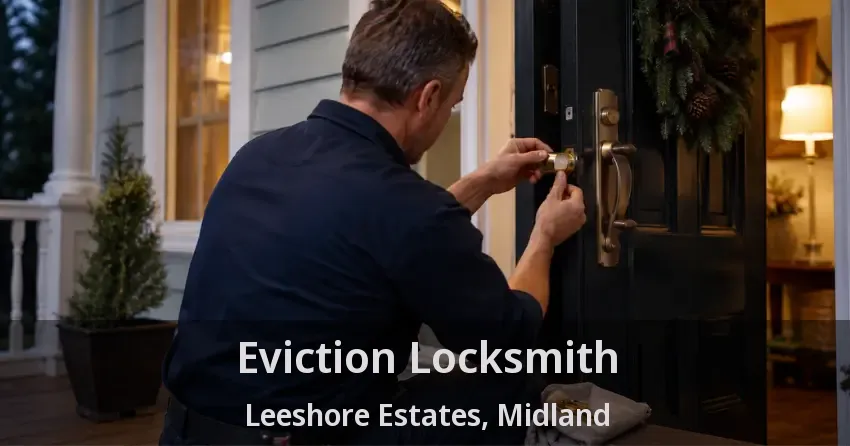 Eviction Locksmith Leeshore Estates, Midland - ON