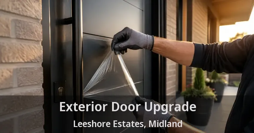 Exterior Door Upgrade Leeshore Estates, Midland - ON