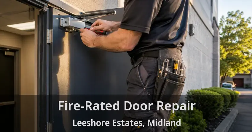 Fire-Rated Door Repair Leeshore Estates, Midland - ON