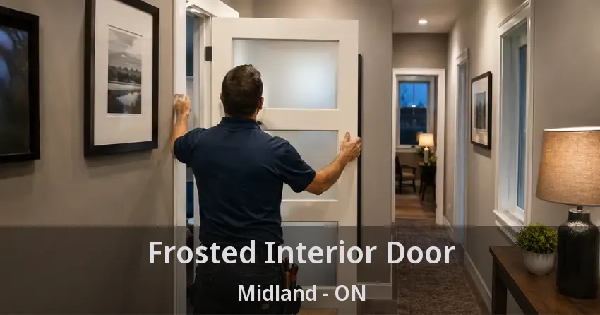 Frosted Interior Door Midland - ON
