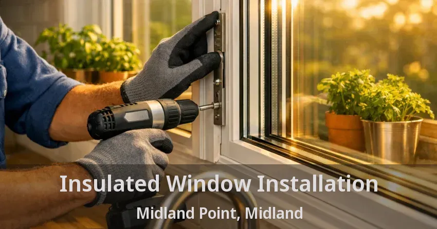 Insulated Window Installation Midland Point, Midland - ON
