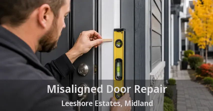 Misaligned Door Repair Leeshore Estates, Midland - ON