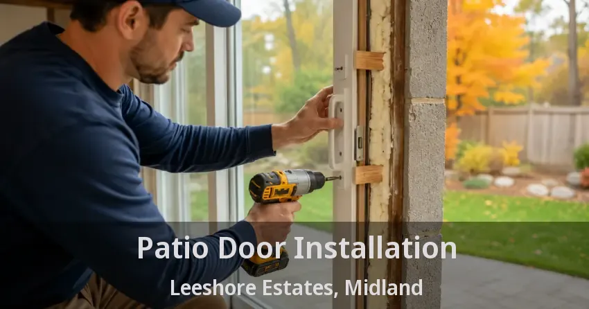 Patio Door Installation Leeshore Estates, Midland - ON