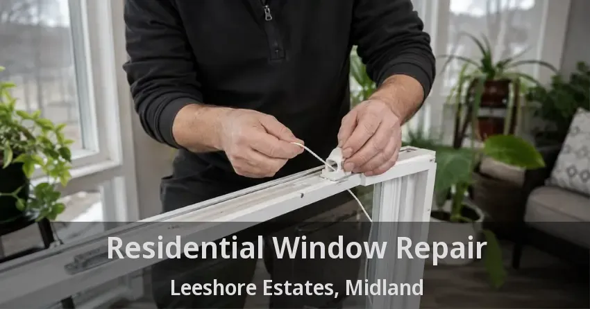 Residential Window Repair Leeshore Estates, Midland - ON