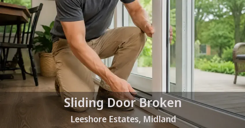 Sliding Door Broken Leeshore Estates, Midland - ON