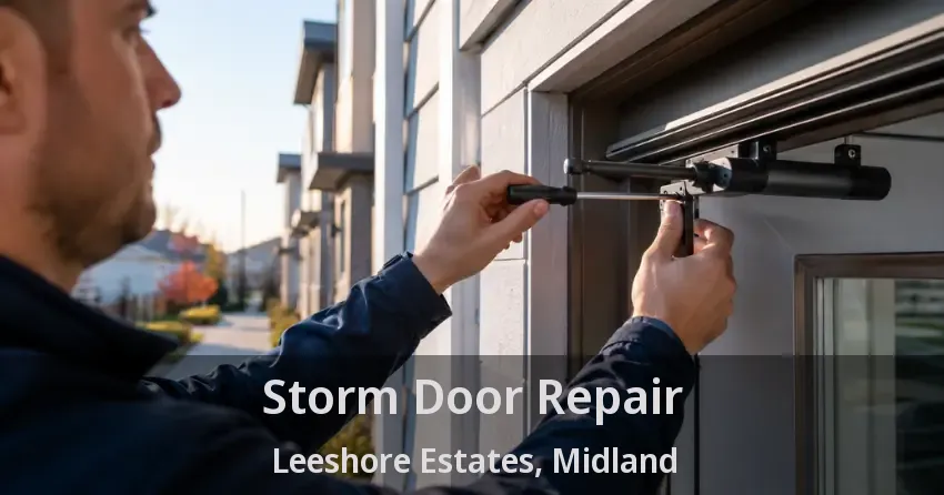 Storm Door Repair Leeshore Estates, Midland - ON