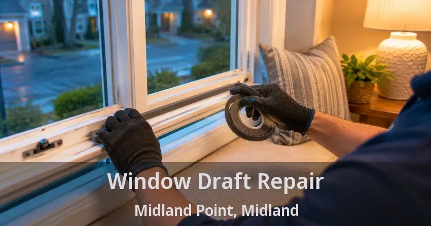 Window Draft Repair Midland Point, Midland - ON