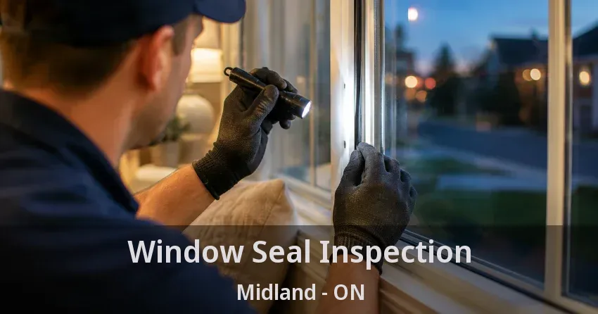 Window Seal Inspection Midland - ON