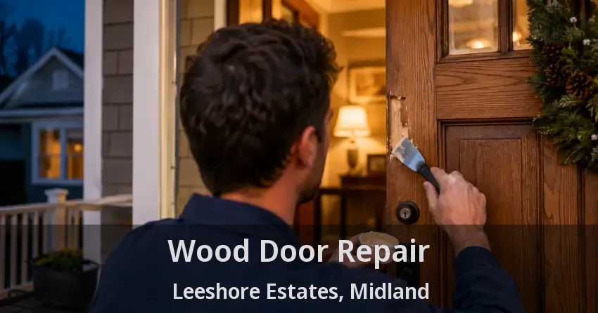 Wood Door Repair Leeshore Estates, Midland - ON