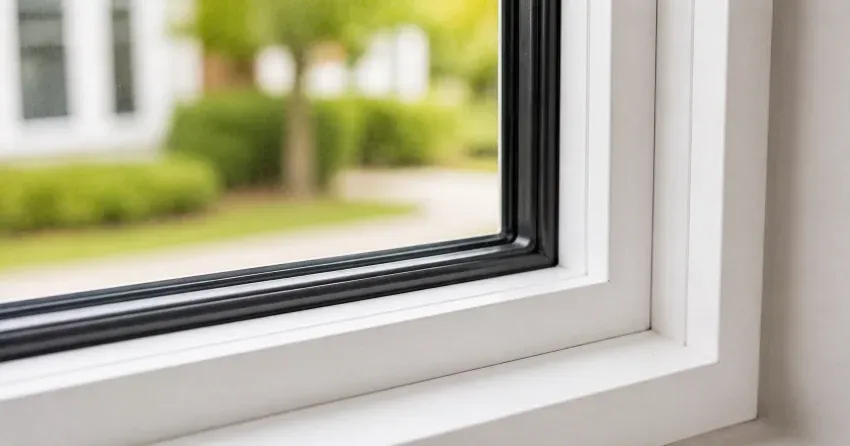 technician repairing window and door hardware in Midland home