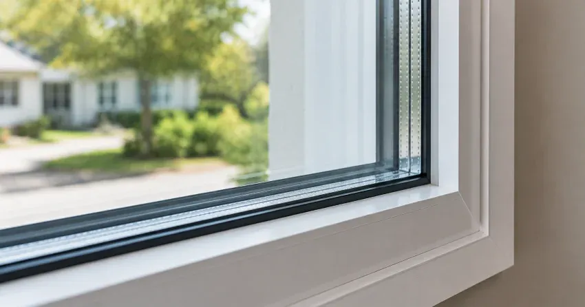 technician replacing window weatherstripping in Midland home