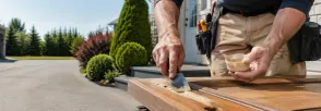Wood Door Repair Leeshore Estates, Midland